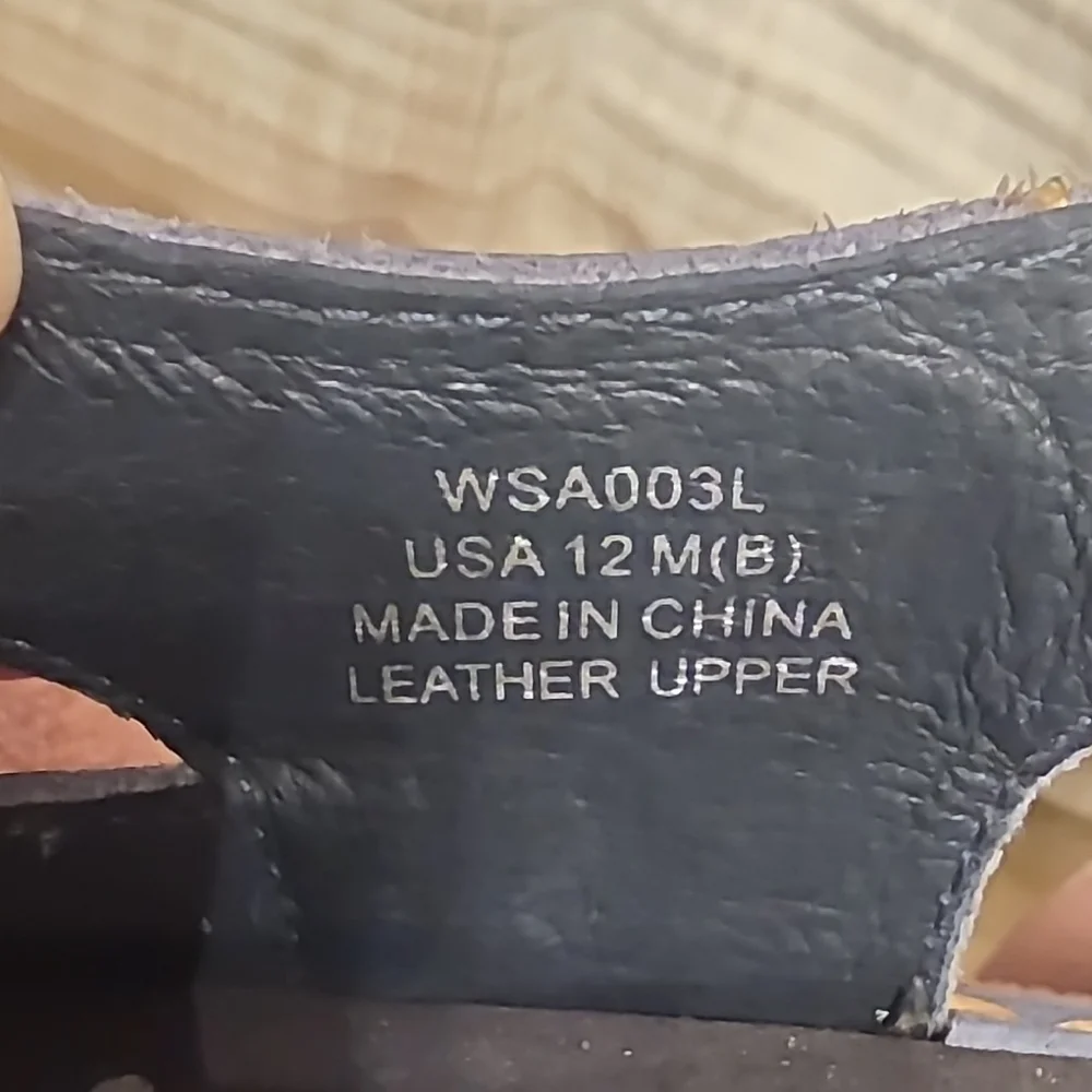 Propet Dark Blue and Silver Leather Sandals NWOT - Picture 14 of 15